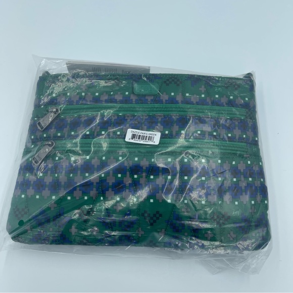 Lug Dazzle Crossbody Bag Fair Isle Green NWT - Picture 8 of 9